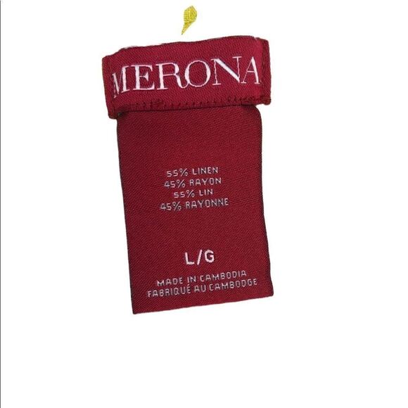 2/$15 MERONA Green Printed Skirt Size Large - Picture 5 of 5